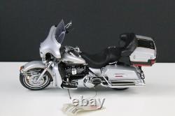 1/10 Franklin Mint Harley-Davidson Road King diecast model, ltd edn COA