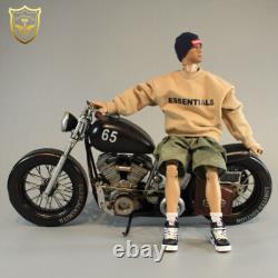 1/6 Bobber Harley motorcycle alloy model can be paired with HT 12 inch soldier