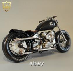 1/6 Bobber Harley motorcycle alloy model can be paired with HT 12 inch soldier