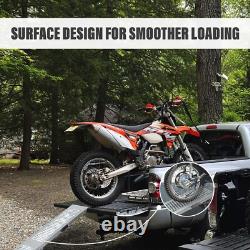 1 x VEHICLE LOADING RAMP HEAVY DUTY 200KG CAPACITY FOLDING MOTORBIKE BIKE ACCESS