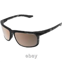 100% Hakan Sunglasses Matte Black Havana /Bronze 61036-259-73