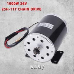 1000W Brush Motor MY1020 Electric Motor For Scooter Quad Go-Kart E-Bike 3000 RPM