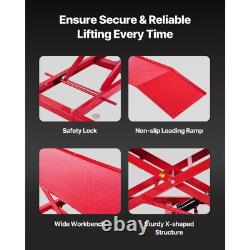 1000lbs Hydraulic Motorcycle Jack Lift Hoist Stand Dirt Street Bike ATV