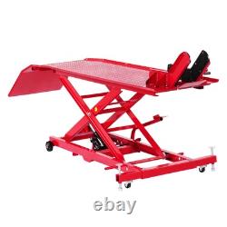 1000lbs Hydraulic Motorcycle Jack Lift Hoist Stand Dirt Street Bike ATV