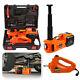 12v 5 Ton Car Electric Hydraulic Floor Jack With Impact Wrench Workshop Garage
