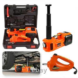 12V 5 Ton Car Electric Hydraulic Floor Jack with Impact Wrench Workshop Garage