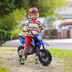 12V Kids Electric Ride on Motorcycle with Twist Grip Throttle, Suspension
