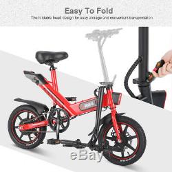 14 Ebike Folding Electric Bike 36V 350W Motor Electric Bicycle Cycling E-Bike A