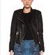 $1500 Barbara Bui Black Quilted Leather Biker Jacket Sz M Us 8