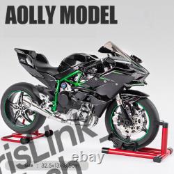 16 Kawasaki H2R Bootable Sprayable Dynamic Alloy Metal Diecast Motorcycle Model