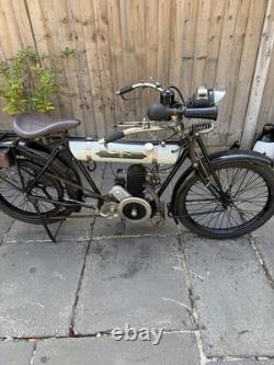 1923 Baby Triumph 250 Cc Vintage Belt Drive Machine Classic Motorcycle Bike
