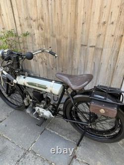 1923 Baby Triumph 250 Cc Vintage Belt Drive Machine Classic Motorcycle Bike