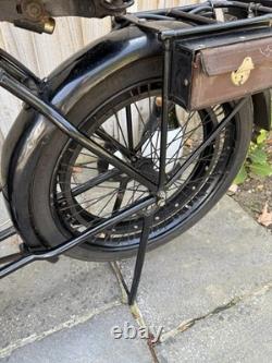 1923 Baby Triumph 250 Cc Vintage Belt Drive Machine Classic Motorcycle Bike