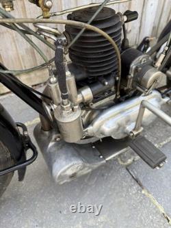 1923 Baby Triumph 250 Cc Vintage Belt Drive Machine Classic Motorcycle Bike
