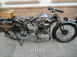 1924 AJS 350cc 2.75 HP Model B1 Rare Vintage Motorcycle Vintage Bike