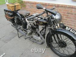 1924 AJS 350cc 2.75 HP Model B1 Rare Vintage Motorcycle Vintage Bike