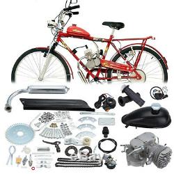 2-Stroke Cycle Motor Muffler Motorized Bicycle Bike Engine Gas Kit for 80cc