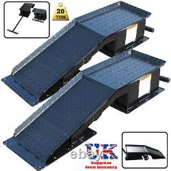 20 Ton Heavy Duty Truck Lorry HGV Horse Box Pick Up Wide Ramps Pair Easy Move