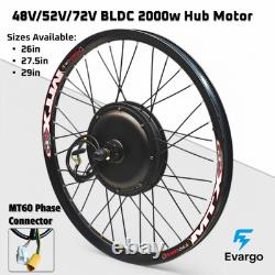 2000w Motorcycle Rear Wheel BLDC Hub Motor MTX 48v/52v-72V
