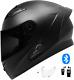 2021 Gdm Venom Motorcycle Helmet With Intercom Bluetooth Headset + Smoked Shield