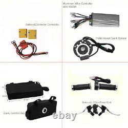 26 48V 1000W Electric bike conversion kit Rear wheel bicycle Hub Motor with LCD