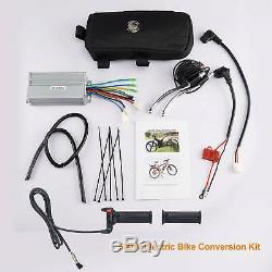 26 Electric Bicycle Motor Conversion Kit E Bike Rear Wheel Hub 500W Battery Bag