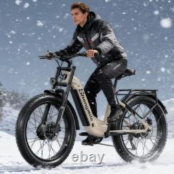 26 Electric Bike 48V 17.5Ah Winter Electric Dirt Bike 90% prebuilt Commuter
