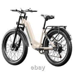 26 Electric Bike 48V 17.5Ah Winter Electric Dirt Bike 90% prebuilt Commuter