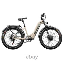 26 Electric Bike 48V 17.5Ah Winter Electric Dirt Bike 90% prebuilt Commuter