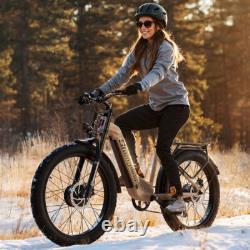 26 Electric Bike 48V 17.5Ah Winter Electric Dirt Bike 90% prebuilt Commuter