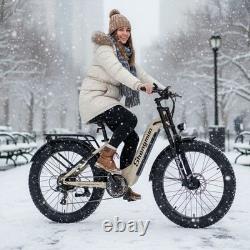26 Electric Bike 48V 17.5Ah Winter Electric Dirt Bike 90% prebuilt Commuter
