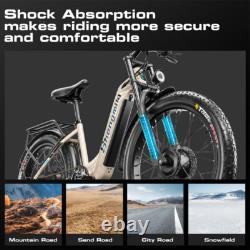 26 Electric Bike 48V 17.5Ah Winter Electric Dirt Bike 90% prebuilt Commuter