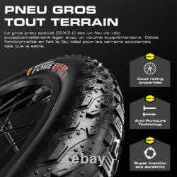 26 Electric Bike 48V 17.5Ah Winter Electric Dirt Bike 90% prebuilt Commuter