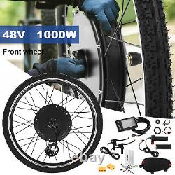 26 Front Rear Wheel Conversion Kit 48V 1000W Motor Hub Electric Bicycle E Bike