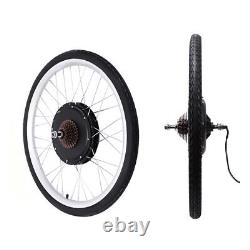 26 LCD Rear Wheel Motor Hub Electric Bicycle E-Bike Conversion Kit 48V 1000W UK
