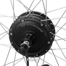 36V 350W 28(700C) Black Wheel Rear Motor E-Bike Hub Conversion Kit for Cassette
