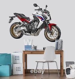 3D Motorcycle N45 Car Wallpaper Mural Poster Transport Wall Stickers Amy