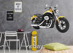 3D Motorcycle O75 Car Wallpaper Mural Poster Transport Wall Stickers Amy