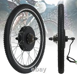 48V 1000W Electric Bicycle Motor Conversion Kit Rear Wheel Bike Cycling Hub 26