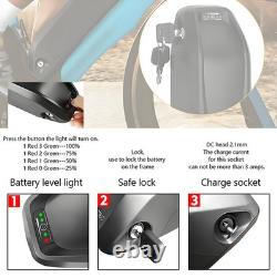 48V 10Ah Battery Pack for 350W 500W 750W E-Bike Electric Bicycle Bike Motor UK