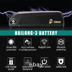 48V 13Ah 1000W Hailong Li-oin Battery Pack Electric Bike Downtube Battery