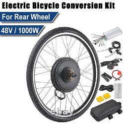 48V1000W 26 Rear Wheel Electric Bicycle Motor Kit E-Bike Cycling Conversion UK