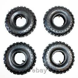 4X 2PLY 3.50 / 4.10 4 4 Inch Tyre Tire + Tube 49cc Mini Quad Dirt Bike ATV
