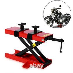 500KG Motorcycle Motorbike Stand Scissor Lift Hoist Workshop Bench