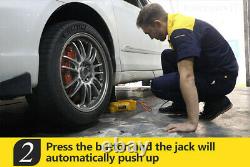 6T Auto Jack Portable Hydraulic Electric Floor lift Jacks Car Emergency Tool 12V