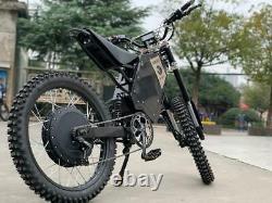 72V 3000W Adult Electric Full Suspension Off-road E Dirt Bike Motorcycle 35 MPH