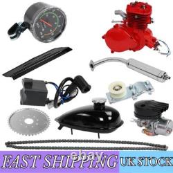 80CC 2 Stroke Bicycle Engine Kit Petrol Engine Motorised Mountain Bike Motor UK