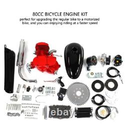 80CC 2 Stroke Bicycle Engine Kit Petrol Engine Motorised Mountain Bike Motor UK