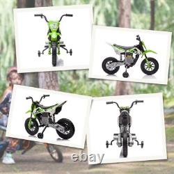 AIYAPLAY 12V Kids Electric Motorcycle with Twist Grip Throttle, Music, Blue