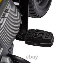 AIYAPLAY 12V Kids Electric Motorcycle with Twist Grip Throttle, Music, Blue